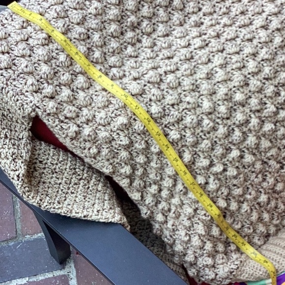 NEW | ✋HANDCRAFTED ❤️ Crocheted 🧶 Bobble Stitch Sweater & Matching Beret - Picture 8 of 11